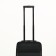 Small suitcase 20 "On a zipper, code lock, 4 wheels, black color
