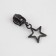 Automatic lock for lightning "Spiral", No. 5, decorative, 10 pcs, black nickel color