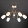 Ceiling chandelier with Ginevra, 40W, E14, 60x60x37 cm