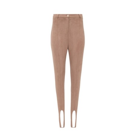 Women's pants Minaku: Casual Collection Beige color, size 48-4