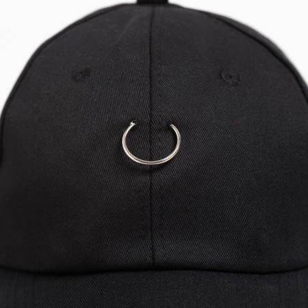Women's cap Minaku with rings Black color, rr 56-58-5