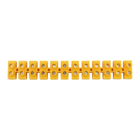 Klement screw block KV-16 6-16, current 30 A, polypropylene yellow rexant (10 pcs.-2