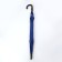 Umbrella - semi -automatic cane, "plain", 8 knitting needles, r = 52 cm, blue color