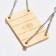 Swing for rodents "Pigzon" on chains, 10.5 x 7 x 2 cm, wood,