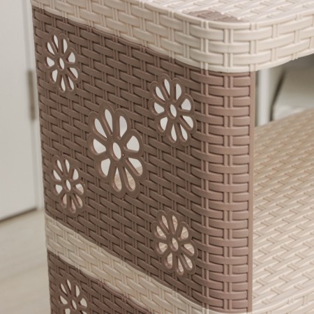 The floor launcher is "braid", 4 sectional, cocoa color-2