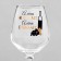A glass for the wine "Alena does not miss" 350 ml