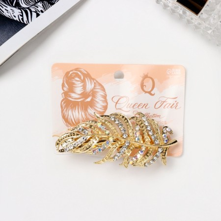 Club-automatic "Monique" branch, 9 cm, gold-2
