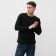 Longslit male plain, black color, size 50