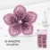 Knitted elements "Two -color flowers", 3.5 × 3.7 cm, 10 pcs, pink color
