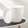 Pot for flowers with the Podon Venice, 4.1 l, D = 21 cm, white color