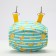 Suspended tunnel-house "bananas", 18 x 14 x 14 cm