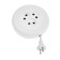 Uniel extension cord, 3 sockets, 3 m, 6 A, 1300 W, SHVVP 2x0.75 mm2, without salary, white