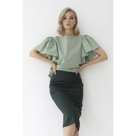 Female blouse with a sleeve-butch, size 42-1