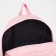 School backpack from textiles, 3 pockets, pink color