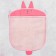 A mesh for storing toys in the bathroom on suction cups "Bunny", pink color