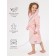 Халат детский с капюшоном Amarobaby Waffle, рост 122-128 см, цвет розовый