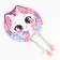 Hair rim with decorative elements "Cute", 0.8 x 13 x 24 cm