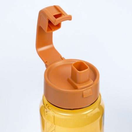 Water bottle, 850 ml, "Energy charge", 23 x 7 cm, brown-3