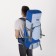 Tourist backpack, TAIF, 65 liters, cord department, 2 outer pockets, 2 side pockets, blue color