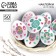 Easter stickers for eggs “Rabbits and flowers” ​​on Easter, 7.3 x 13 cm.