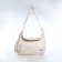 Soldier bag with a zipper, beige color