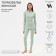 Women's thermal underwear (longshit, leggings) minku color emerald, size 54