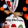 Polyethylene gift package with ears "Merry Christmas", 13 x 21.5 cm