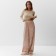 Home Home (longshit and trousers) KAFTAN "velvet", 40-42, roses/beige