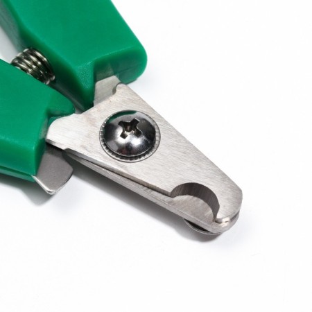 Small side claws with non -stringed handles, a hole of 9 mm, green with gray-2