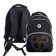 School backpack, 40 x 27 x 20 cm, Grizzly, ergonomic back, laptop department, black