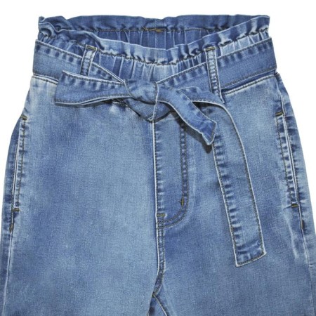 Jeans for girls, height 116 cm, blue color-3