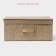 The storage box "Points", 45 × 30 × 20 cm, beige color