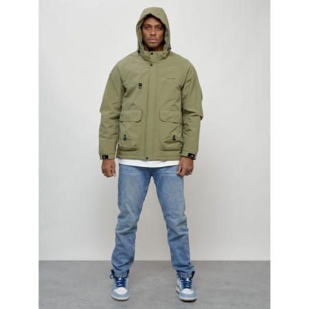 Spring jacket, size 50, light green color-12