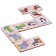 Domino large "in the zoo" 28 wooden chips