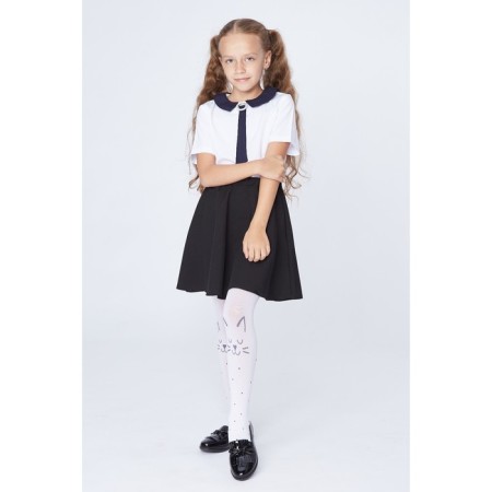 School skirt "Pysolnets", black color, height 152 cm (40)-3