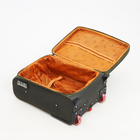 Small suitcase 20 "on lightning, code castle, with extension, khaki color-8