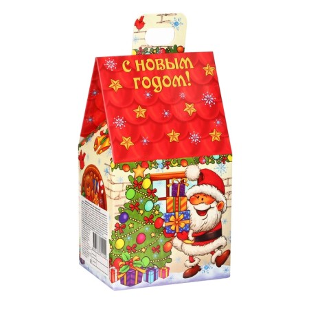 Confectionery set "Mini House Santa" 210 g-1