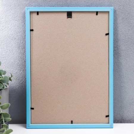 Photo frame plastic 21x30 cm blue (101)-2