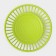 Fruitor Dilana "Discart", plastic, 21.5 × 6.7 cm, green