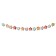 Girland "Happy Birthday!" stars, 400 cm