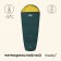 Sleeping bag Maclay Trekking Cold, Coconut, 4 layers, left, 185x85 cm, -10/+5 ° C