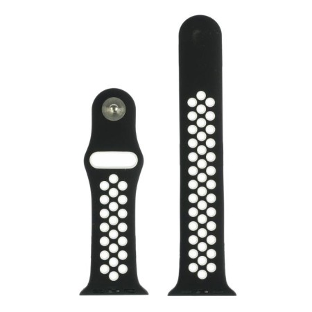 Smart watch strap, with perforation, 38 mm, l = 23 cm, silicone-3