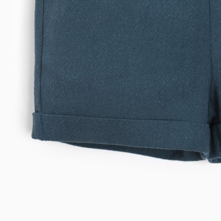 Set for a boy (shirt, shorts) minku dark blue color, height 80-86-8