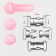 Fastx 20 mm, metal, load up to 10 kg, silver color