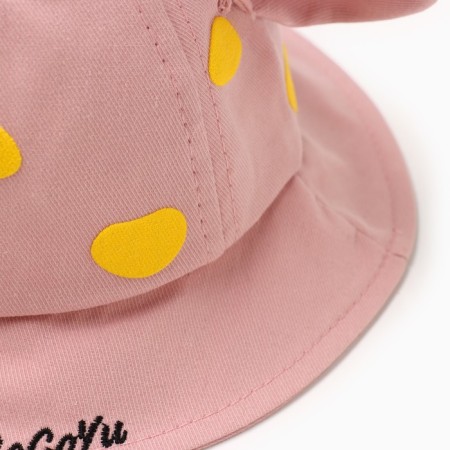 Panama for the girl "Layer" minku pink color, river 50-2