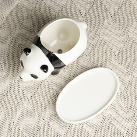 Panda Panda Panda 15x8x9cm, White-3