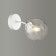 Bra Alana, E14 1x40W, white color, chrome