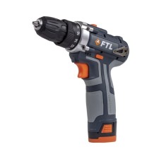 Дрель-шуруповерт аккум.  FTL PSR-G 12V, 12 В, 2х1.5 Ач, Li-Ion, 1350 об/мин, 0.8-10 мм, кейс