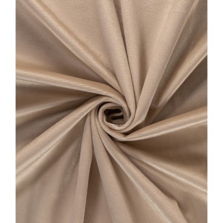 Curtain "velor", size 200x280 cm, sandy color