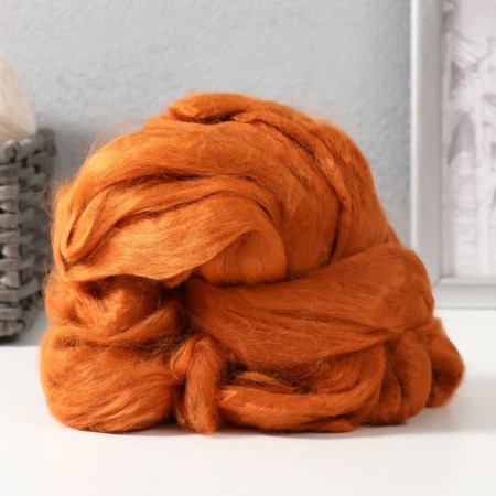 Fasting wool 100% viscose 50g (194 reddrough)